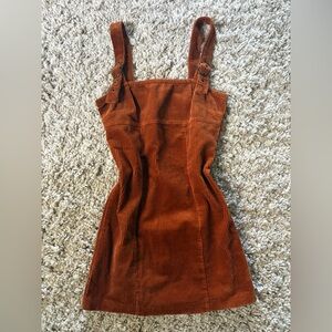 Forever 21 Rust Corduroy Dress